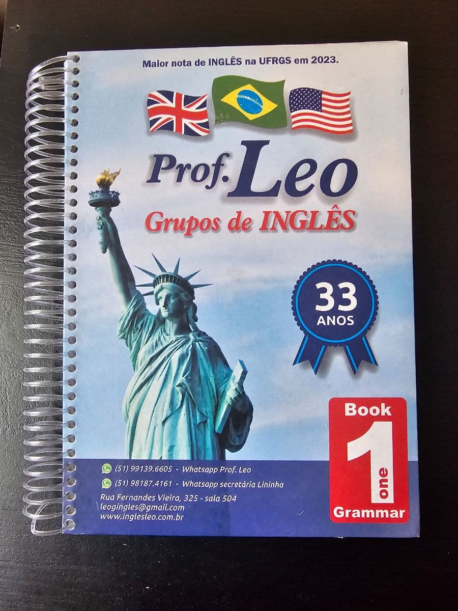 Prof. Leo Grupos de INGLÊS - Book 1 Grammar