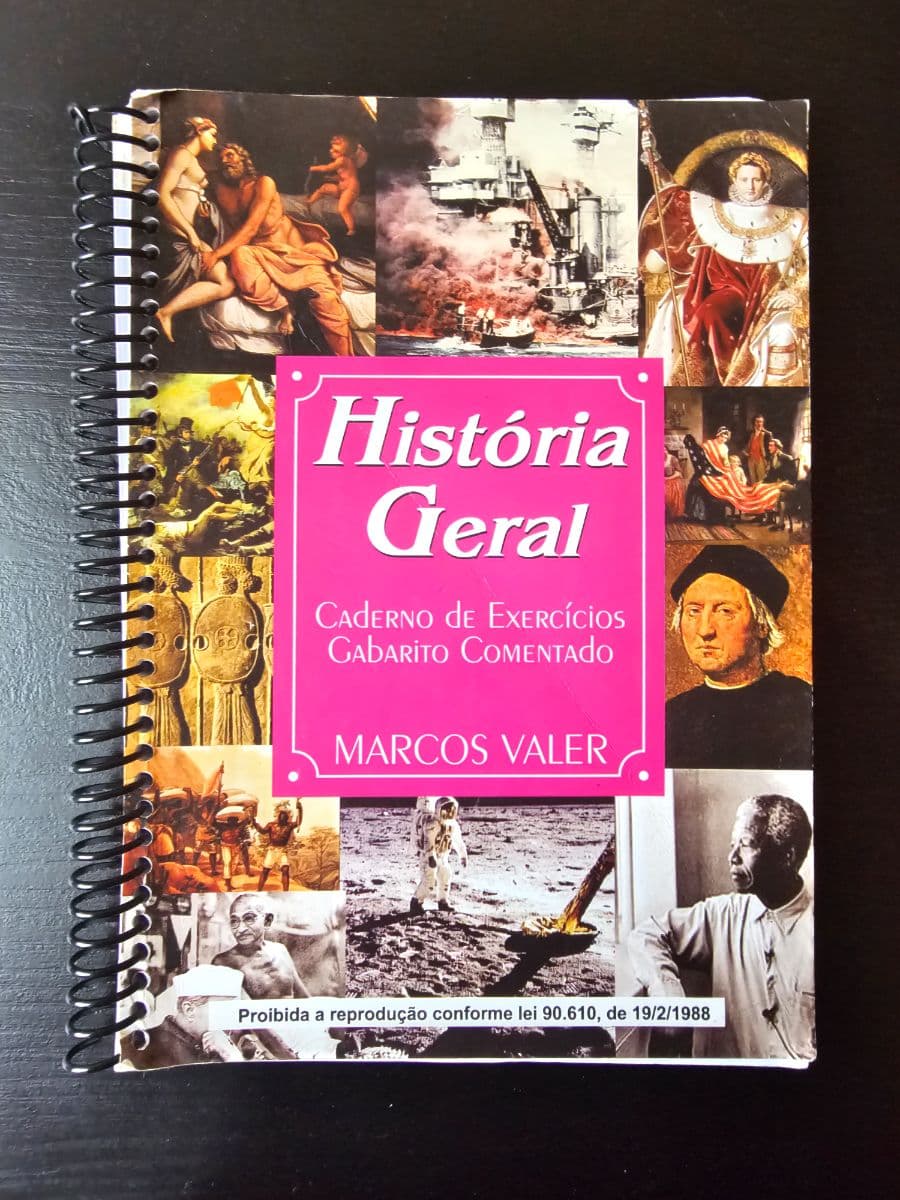 História Geral - Caderno de Exercícios Gabarito Comentado