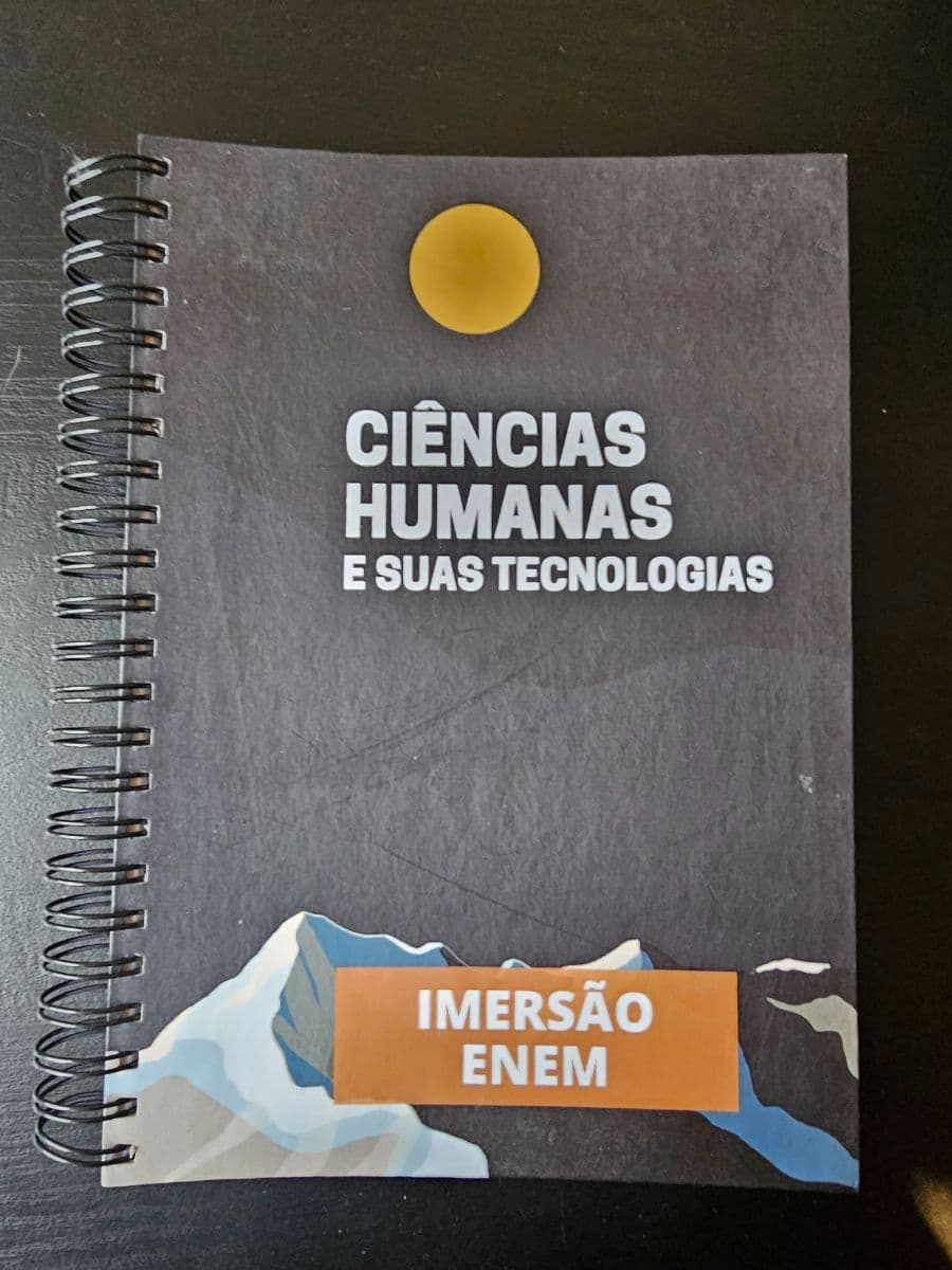 Ciências Humanas e Suas Tecnologias - Imersão ENEM